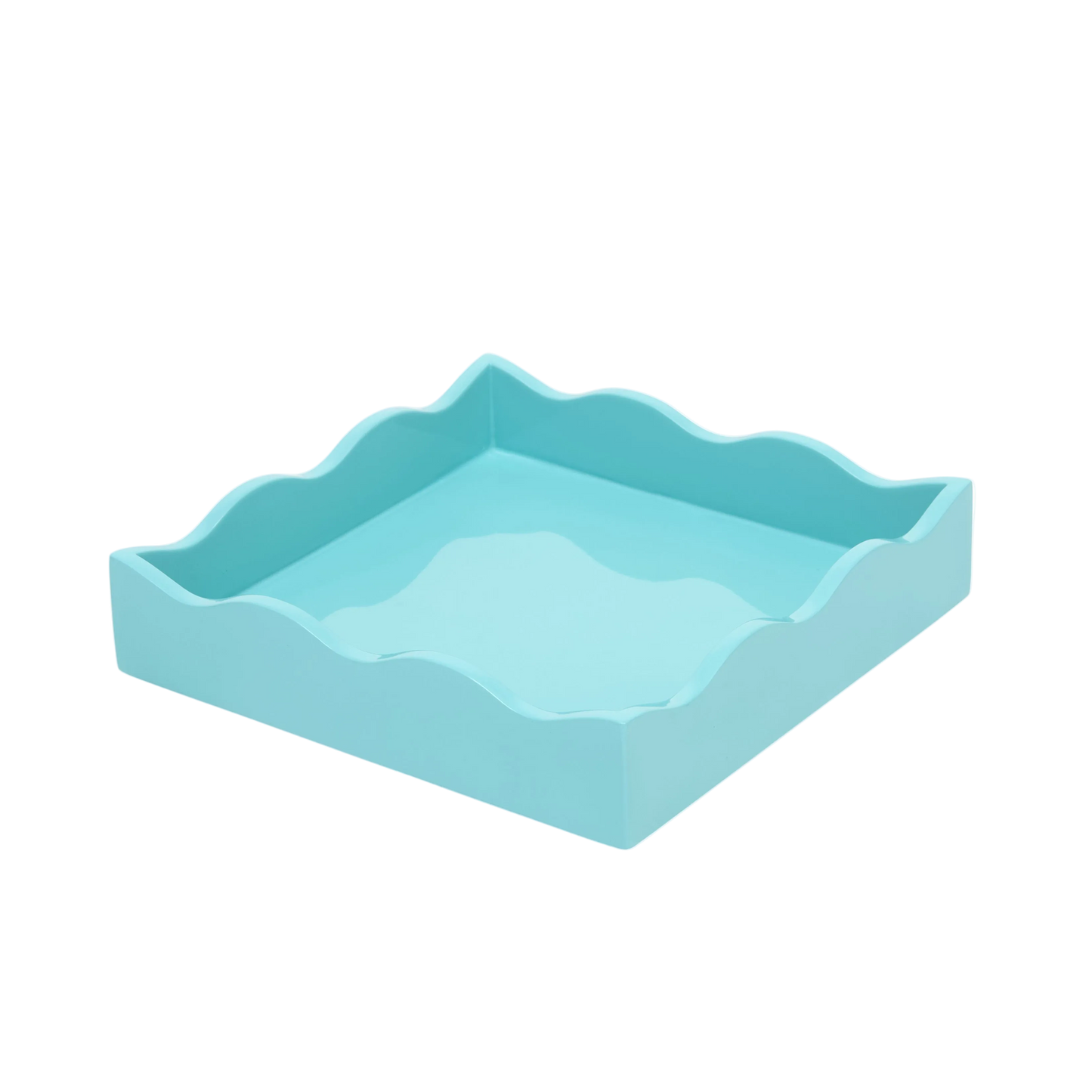 Square Allegra Tray in Blue