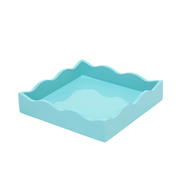 Square Allegra Tray in Blue