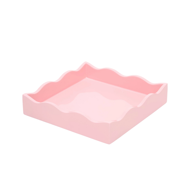 Square Allegra Tray in Pink