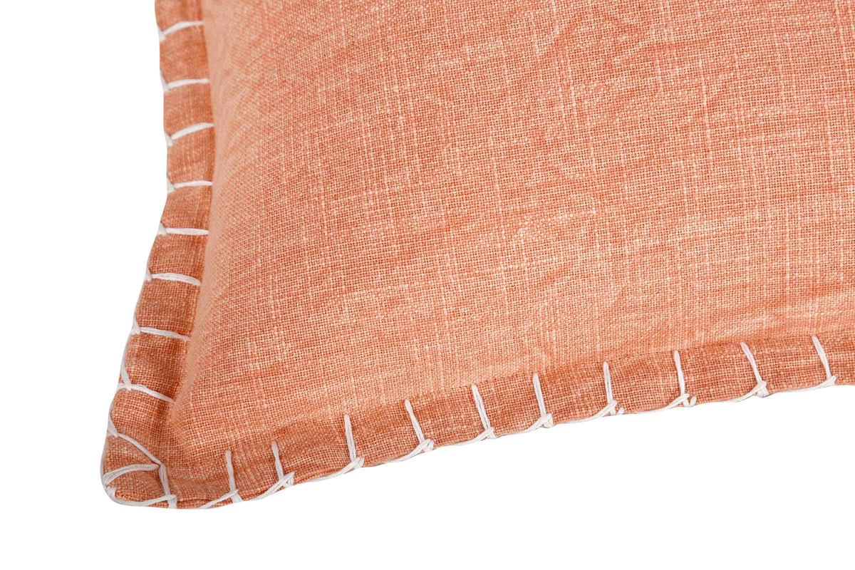 Stone Washed Rasberry Blush Throw Pillow | Cushion Cover