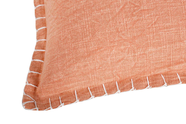 Stone Washed Rasberry Blush Throw Pillow | Cushion Cover