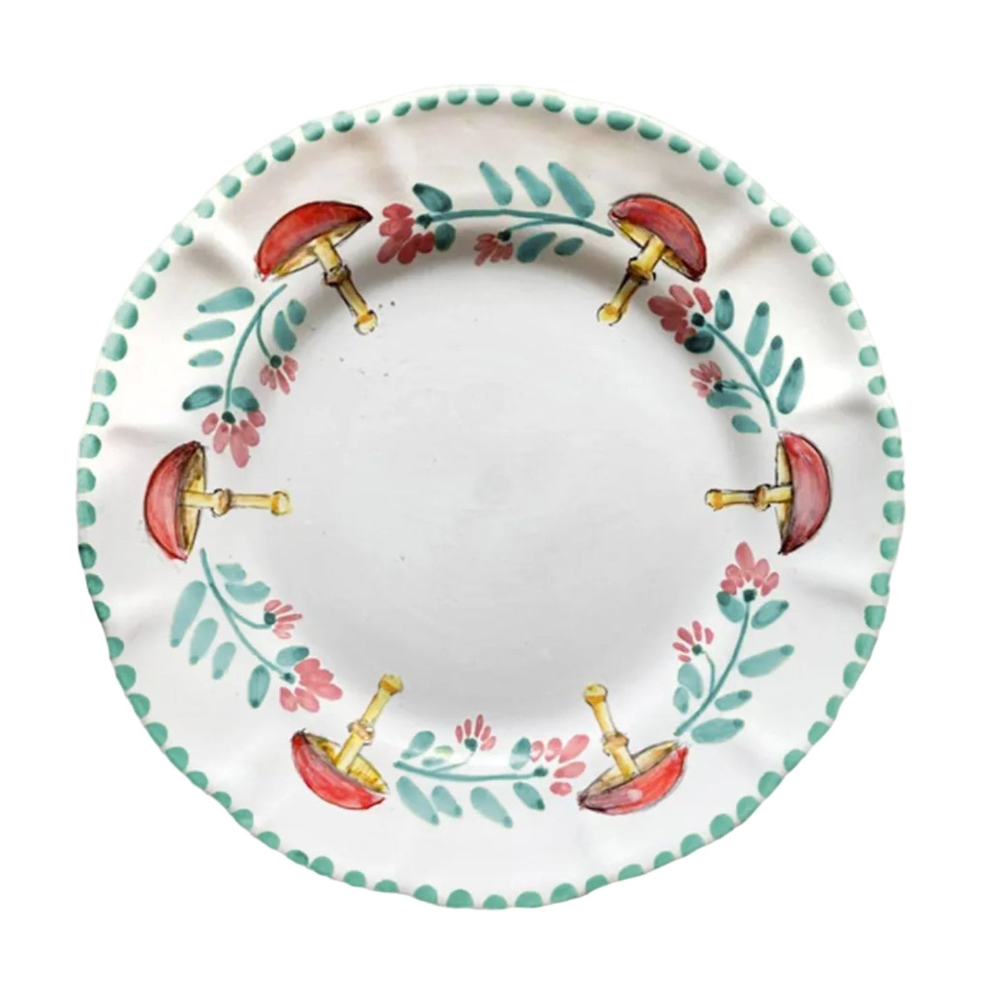 Mushroom Dinner Plate Set of Four