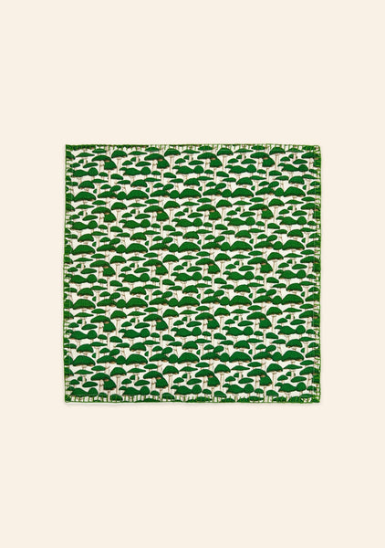 Green Mushroom Napkins | Set of Two
