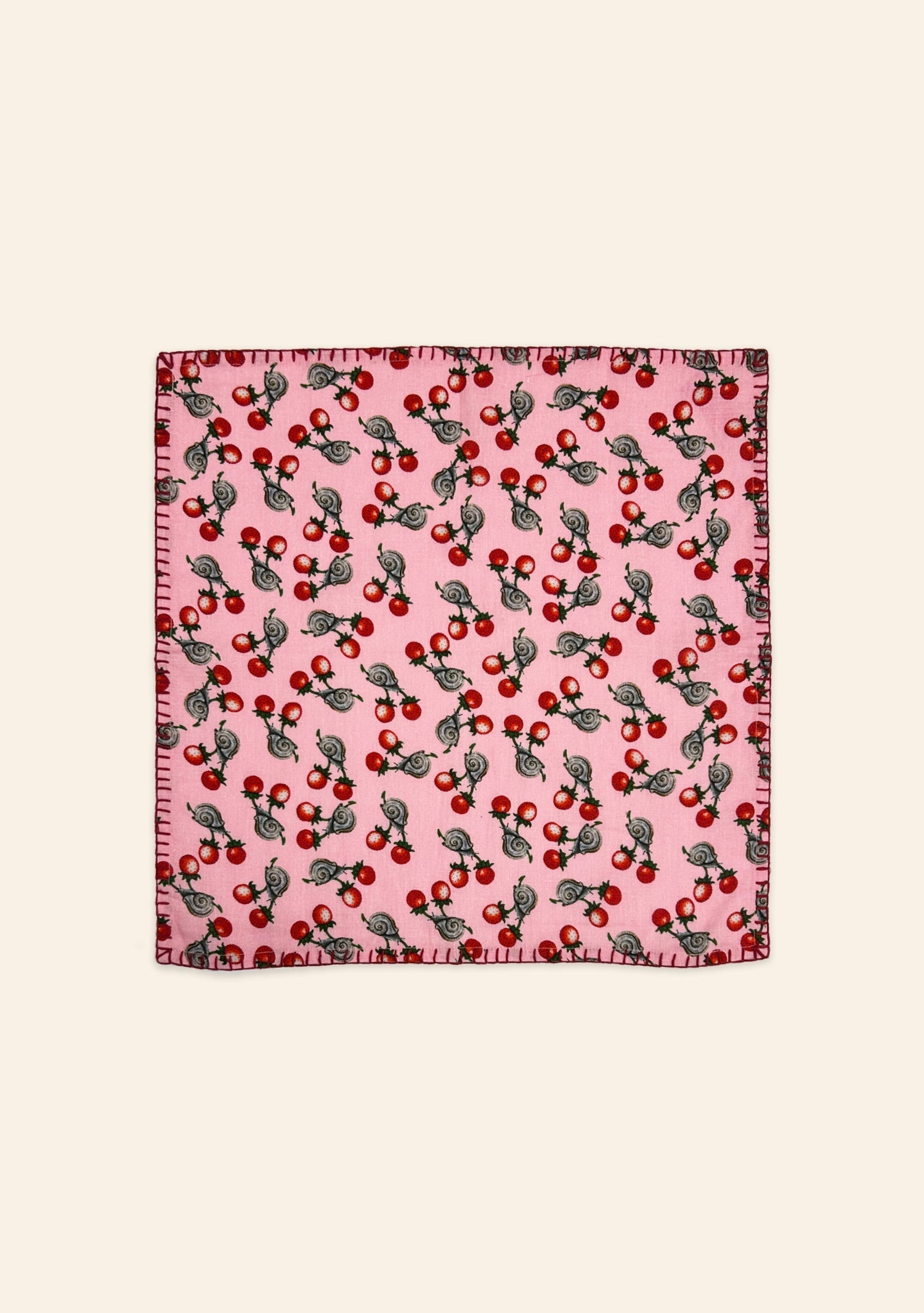 Berry Snail Candy Napkins | Set of Two