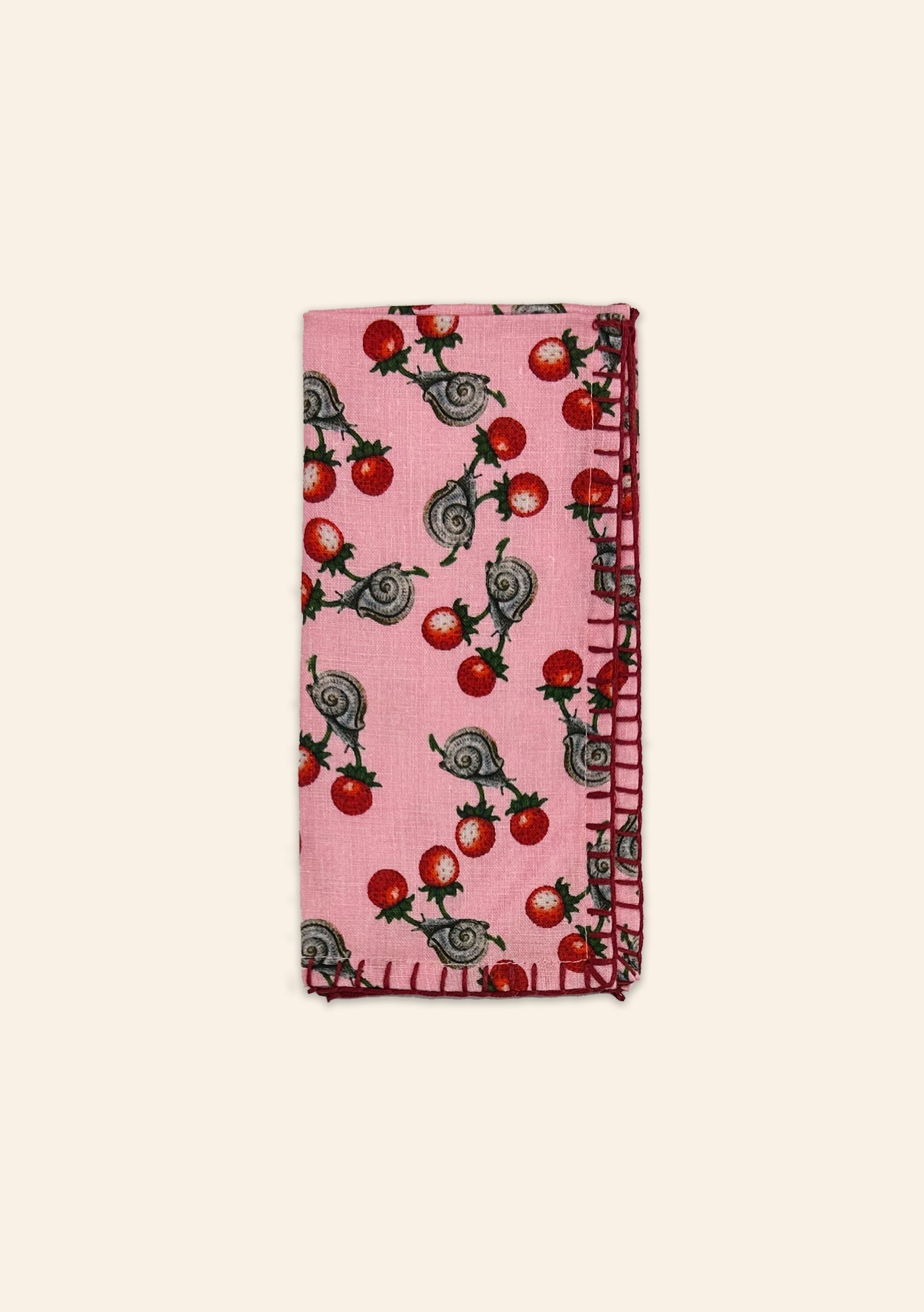 Berry Snail Candy Napkins | Set of Two