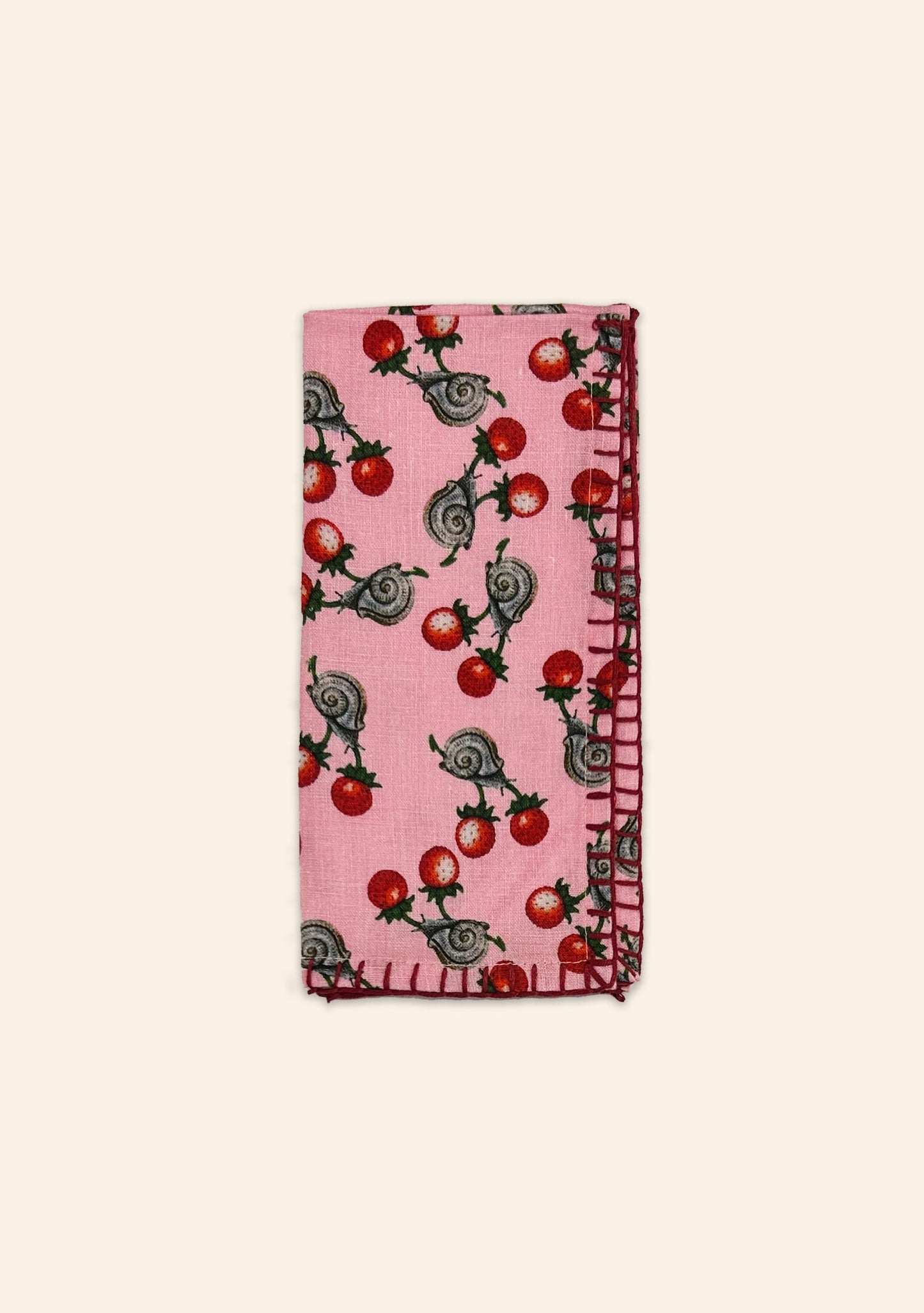 Berry Snail Candy Napkins | Set of Two