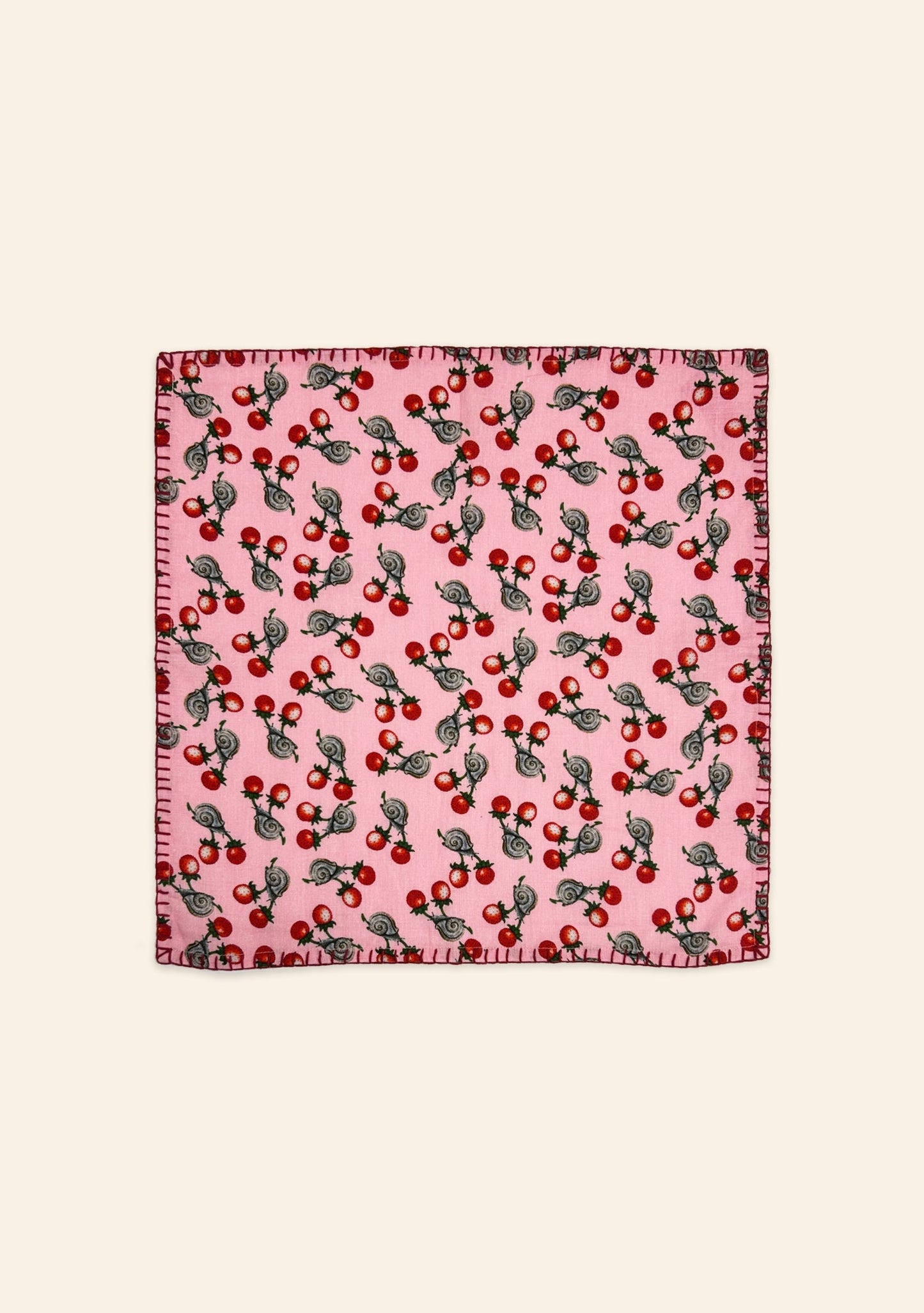 Berry Snail Candy Napkins | Set of Two