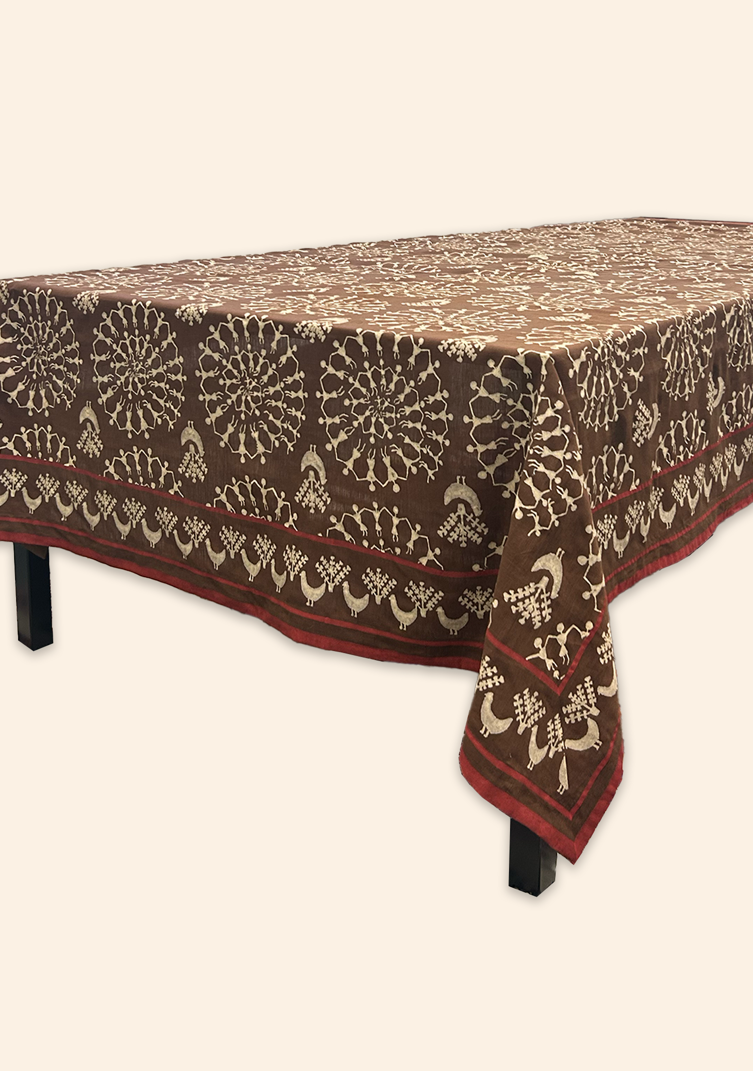 Community Tablecloth Brown