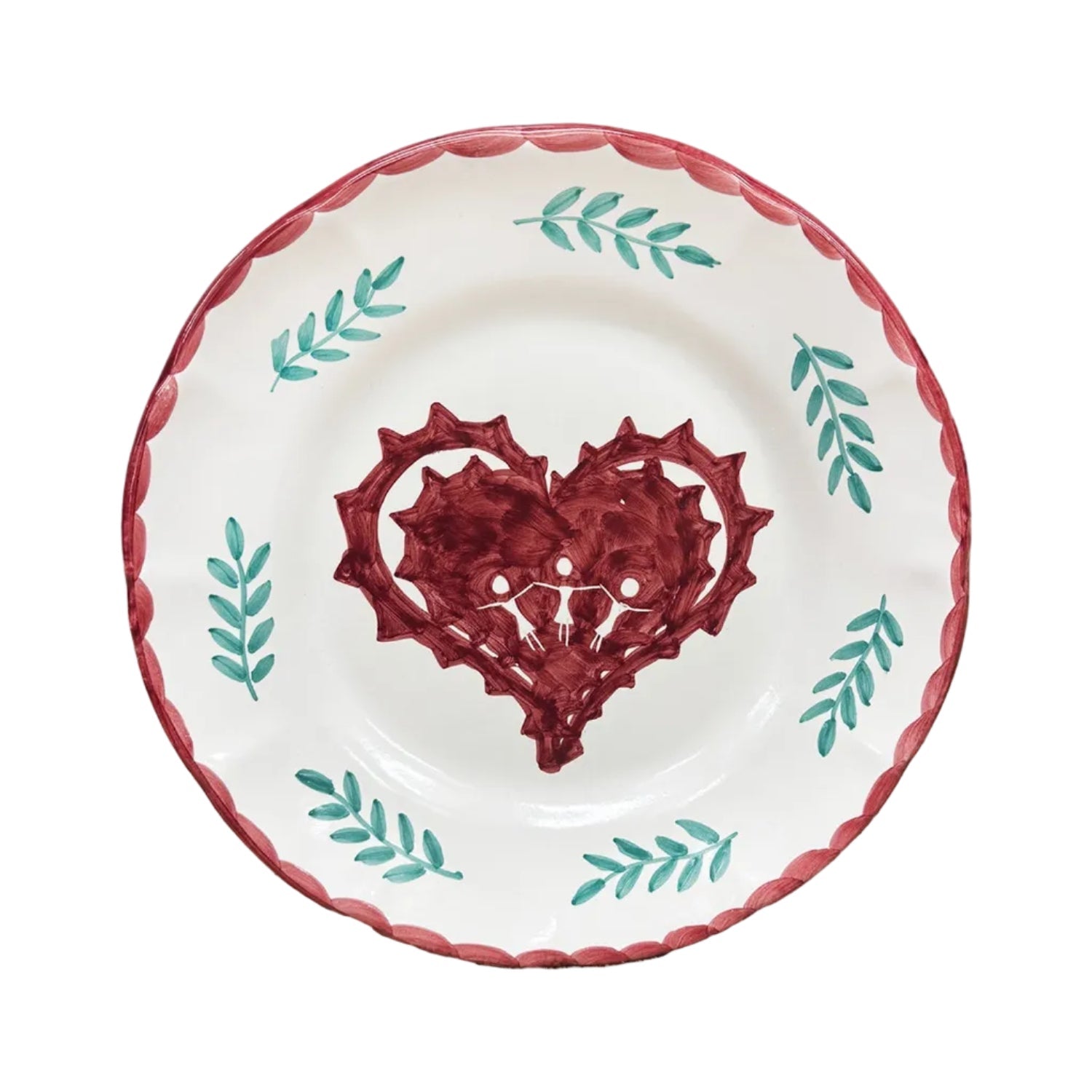 Heart Dinner Plate Set of Four