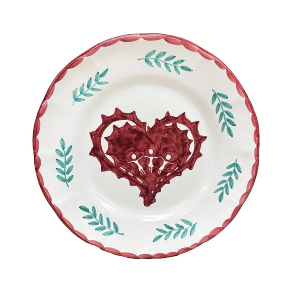 Heart Dinner Plate Set of Four