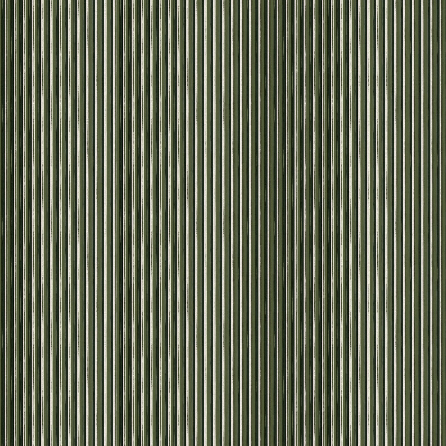 Modern Ticking Fabric -  Pine Needle