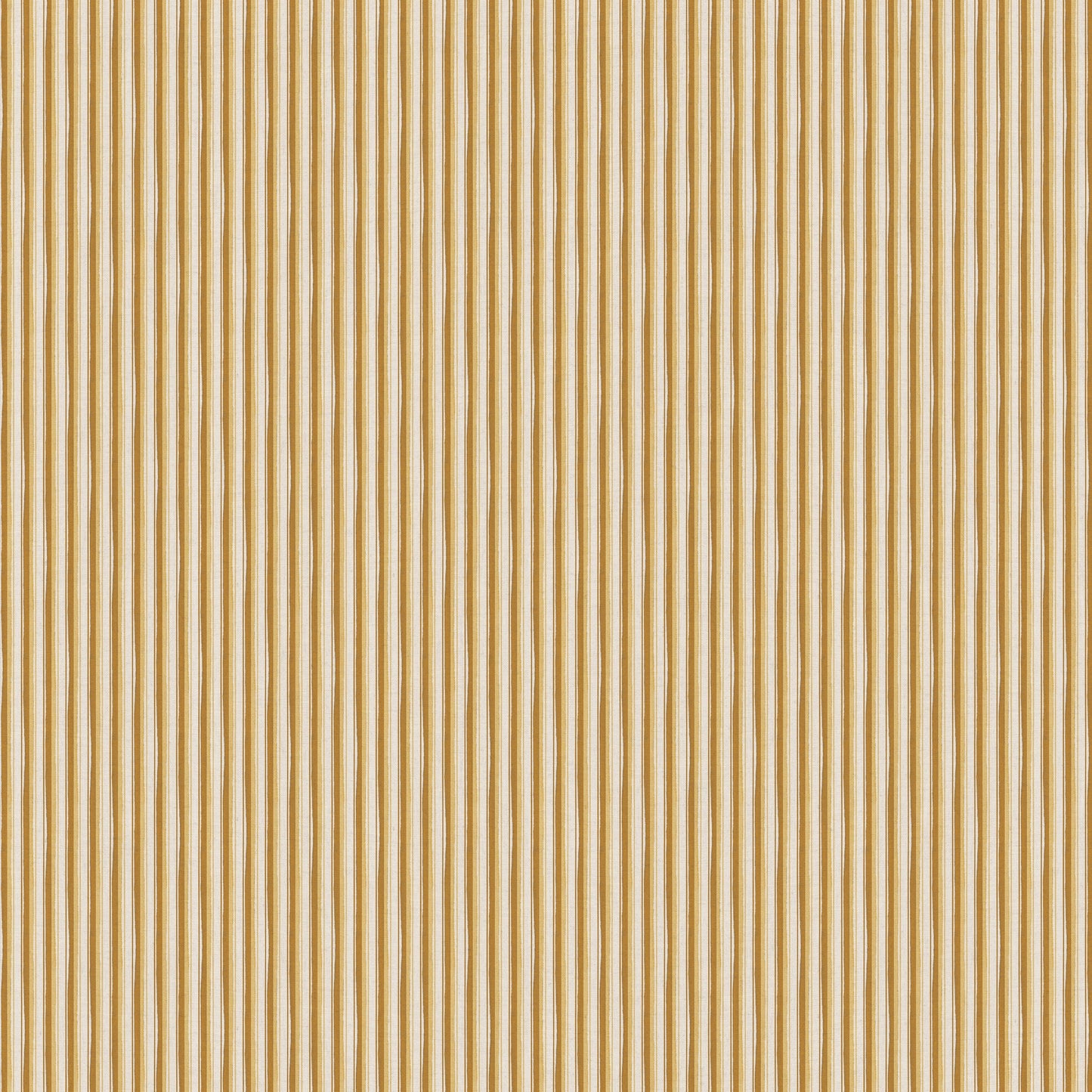 Modern Ticking Fabric -  Saffron