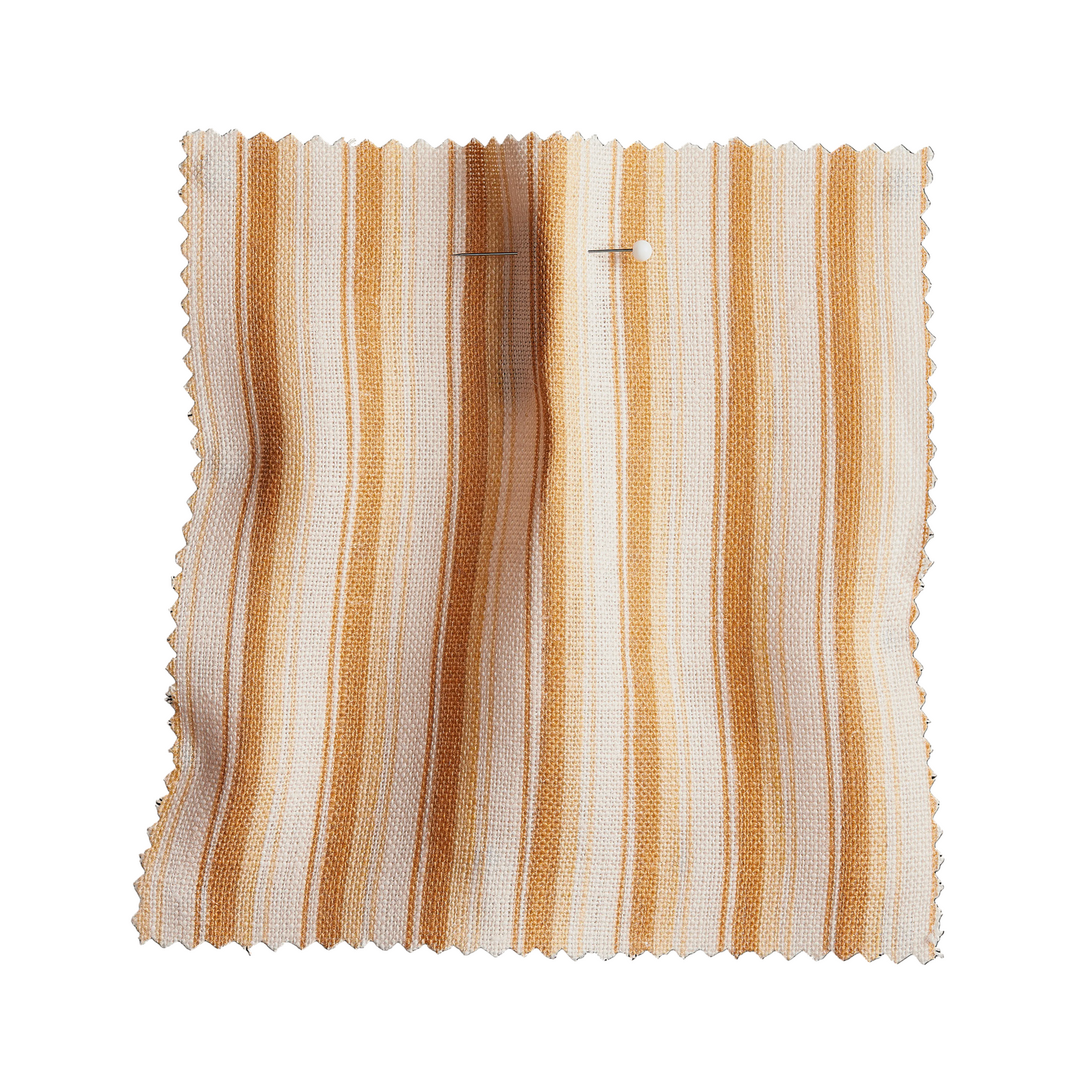 Modern Ticking Fabric -  Saffron