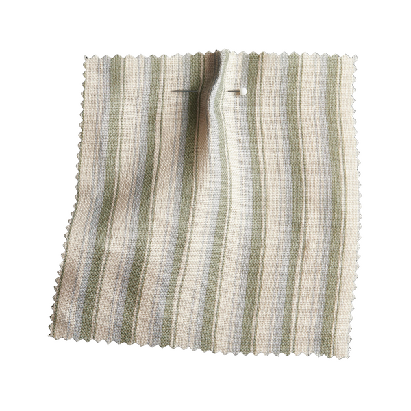Modern Ticking Fabric -  Seafoam