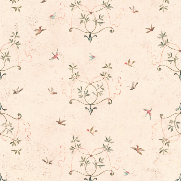 Birds at Play Wallpaper