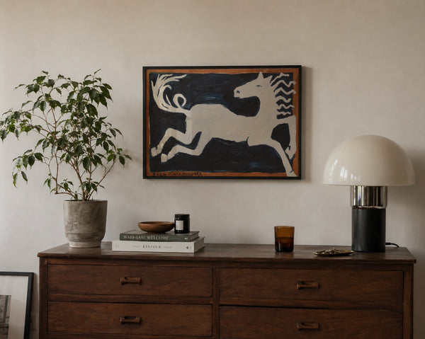 The Horse and The Doves Print