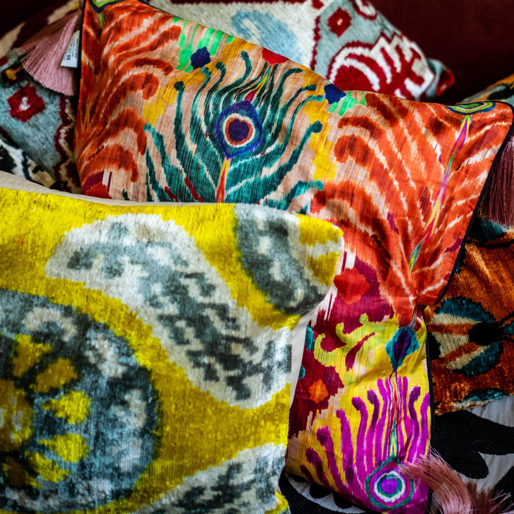 Les Ottomans x Matthew Williamson Silk Cushion - Style 04