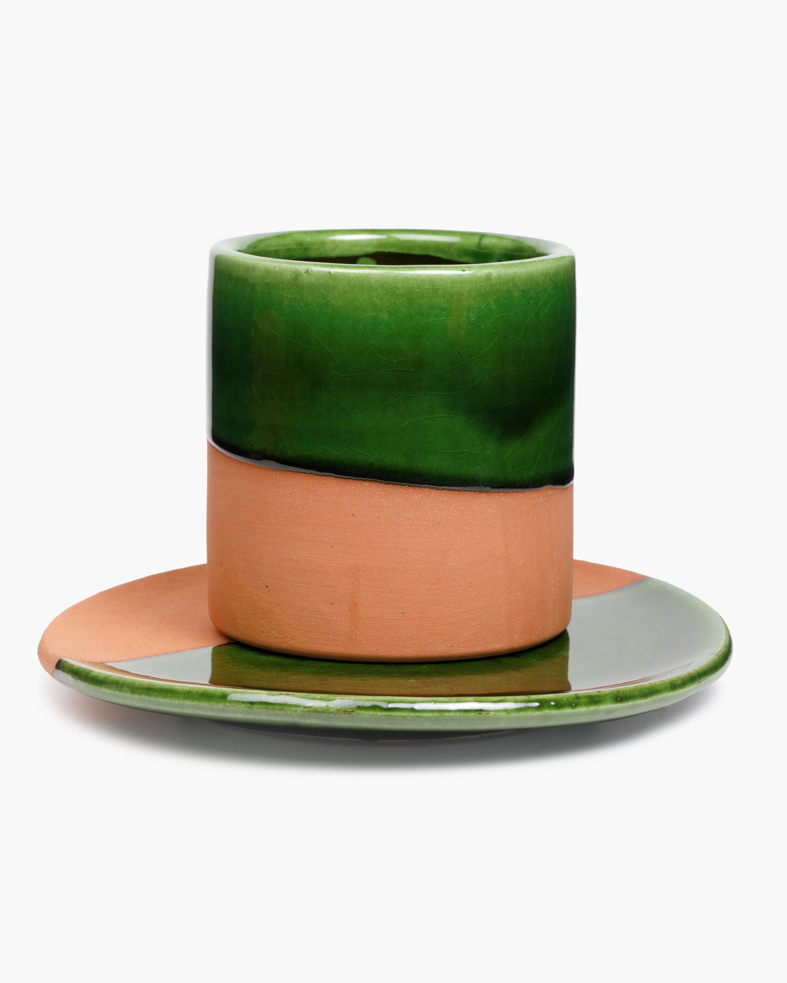 Moroccan Handmade Espresso Cup and Saucer