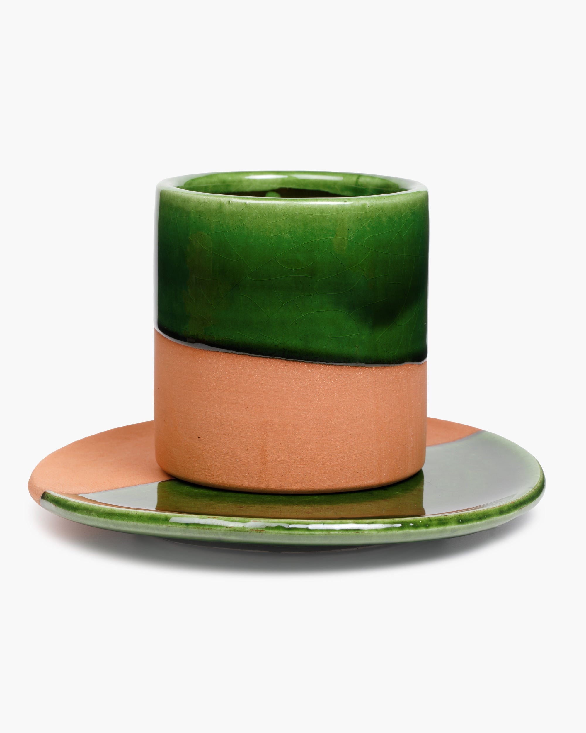 Moroccan Handmade Espresso Cup and Saucer