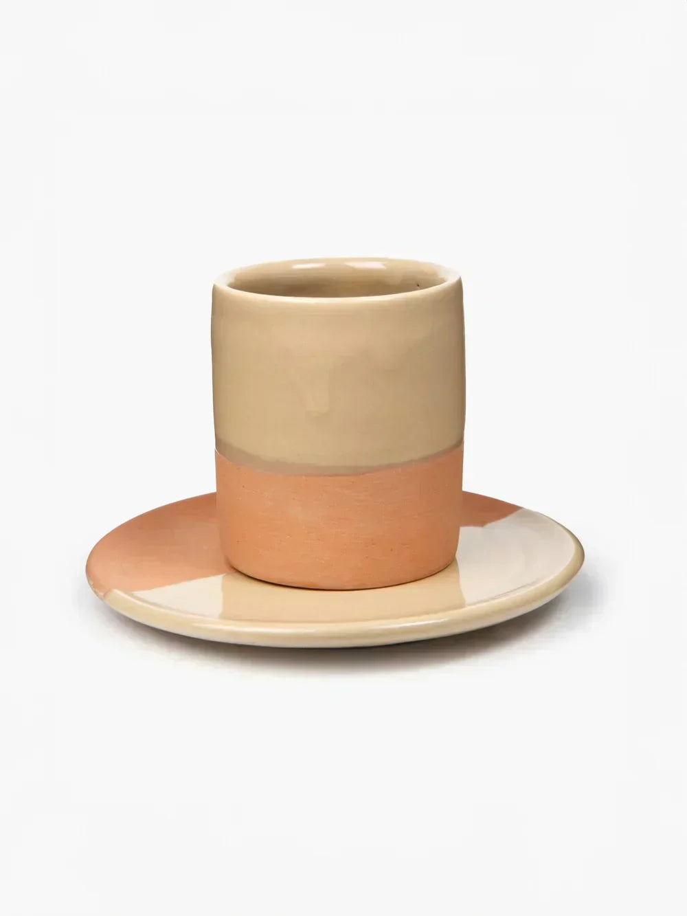 Moroccan Handmade Espresso Cup and Saucer