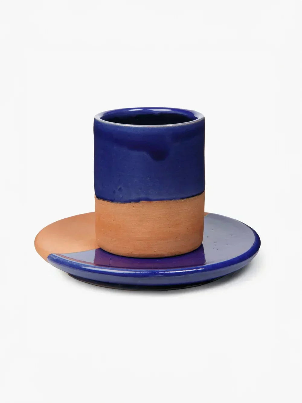 Moroccan Handmade Espresso Cup and Saucer
