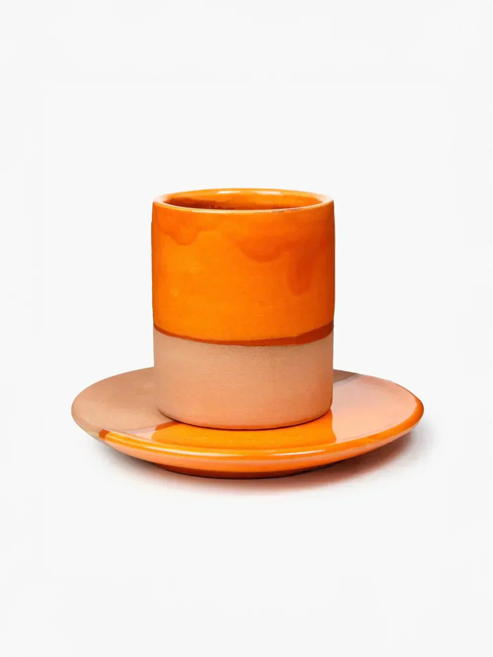 Moroccan Handmade Espresso Cup and Saucer