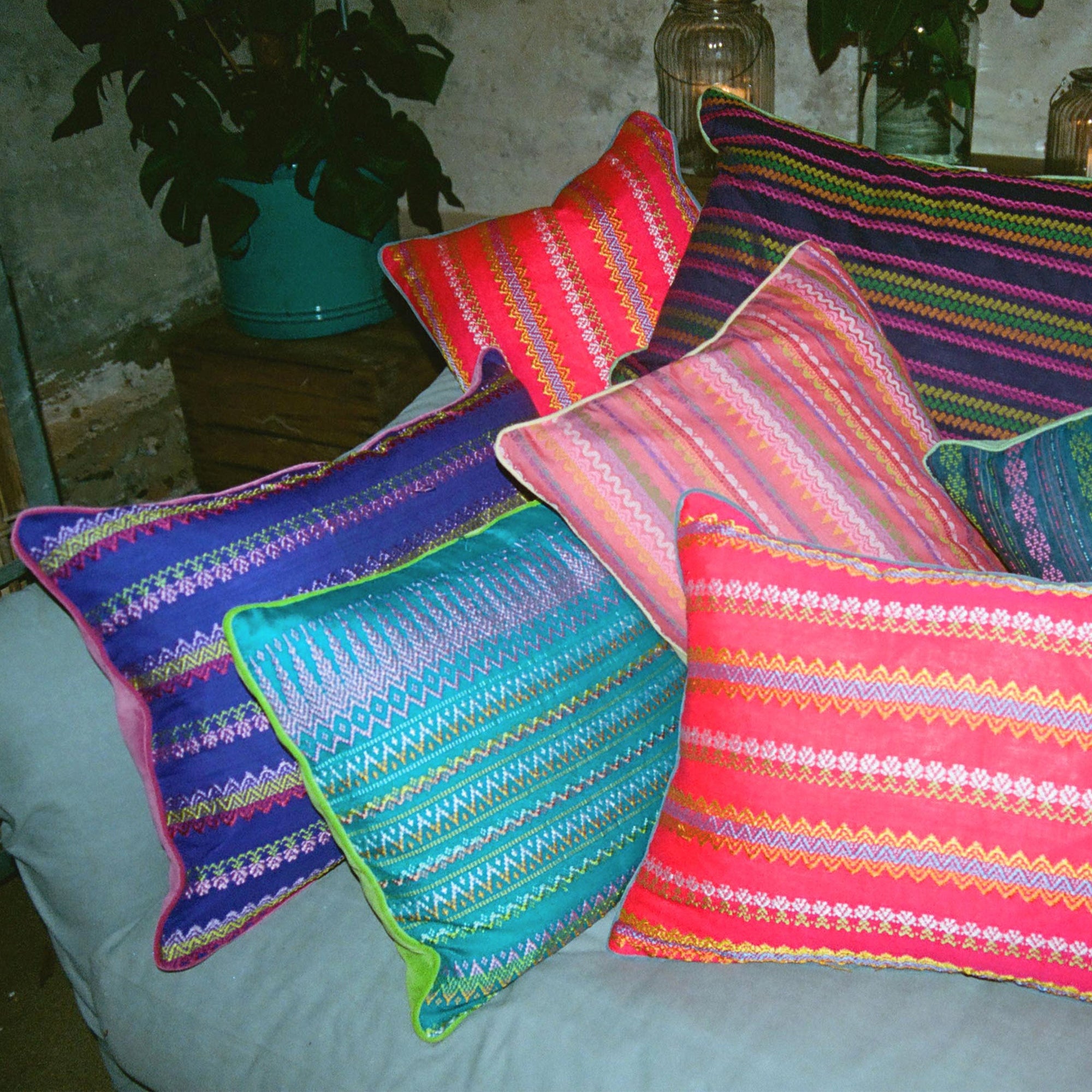 Acheik Turquoise Cushion