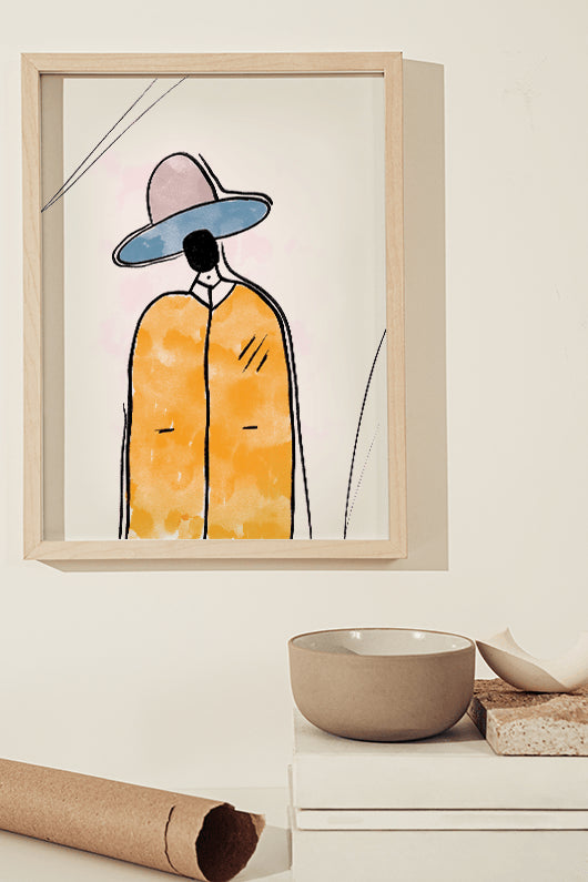 Maan Art Print