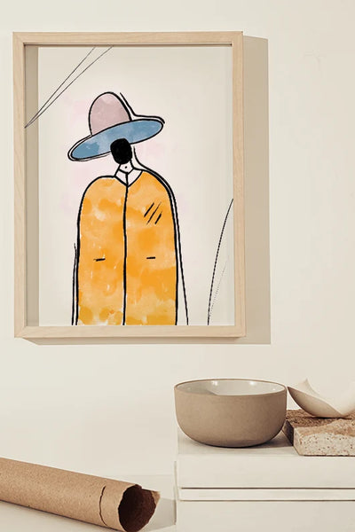Maan Art Print
