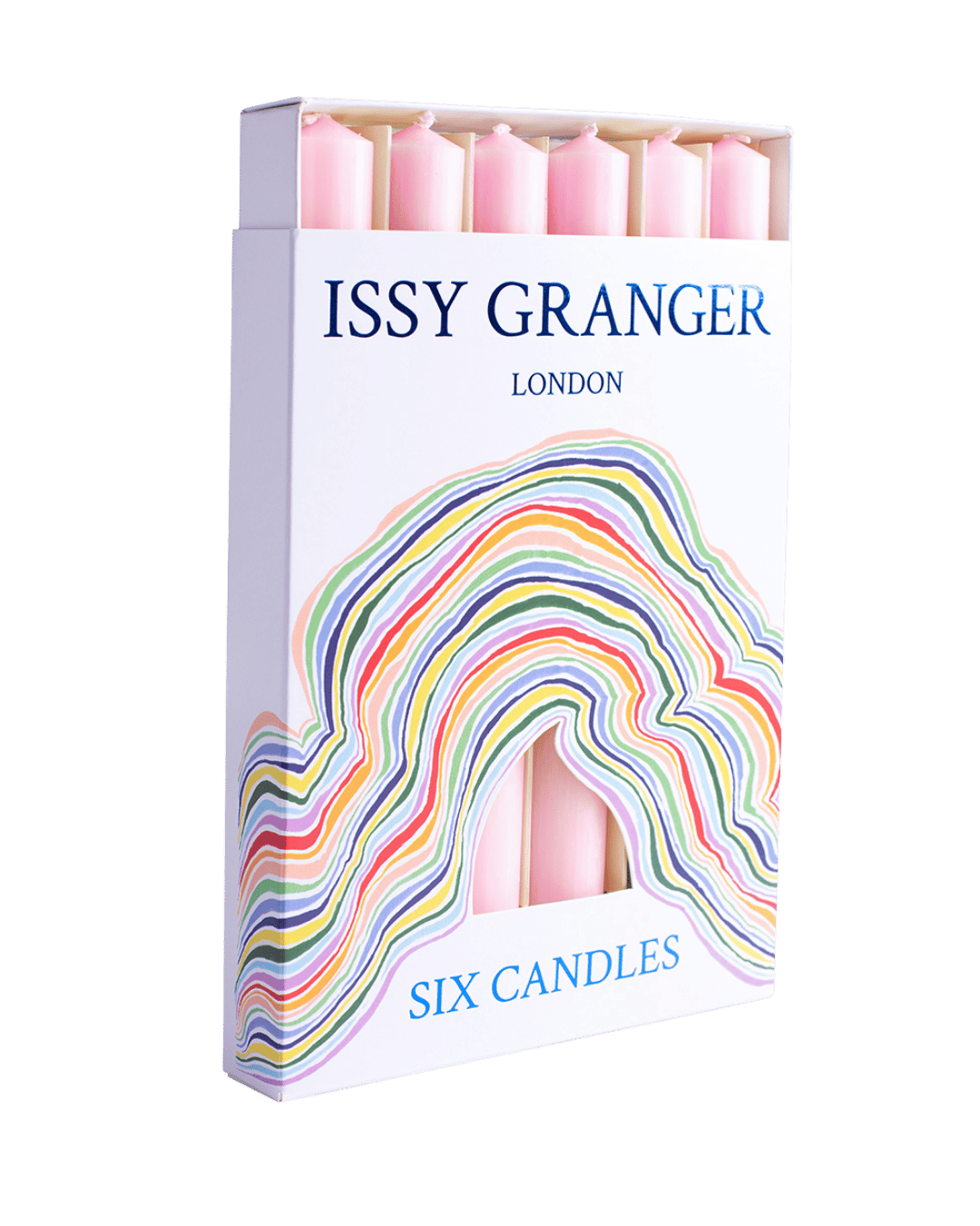 Marguerite Pink Dinner Candles