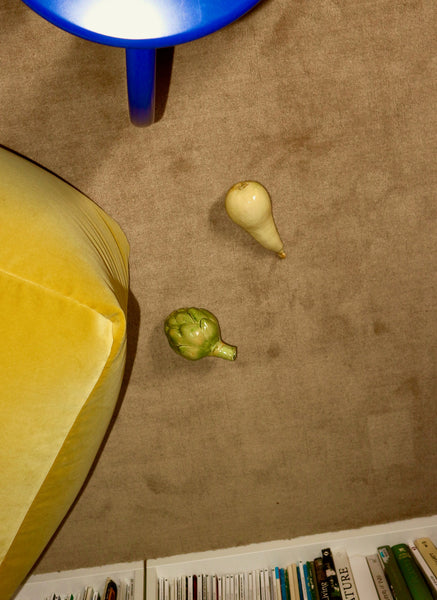 Marla Primrose Handmade Ceramic Glazed Pear – Green