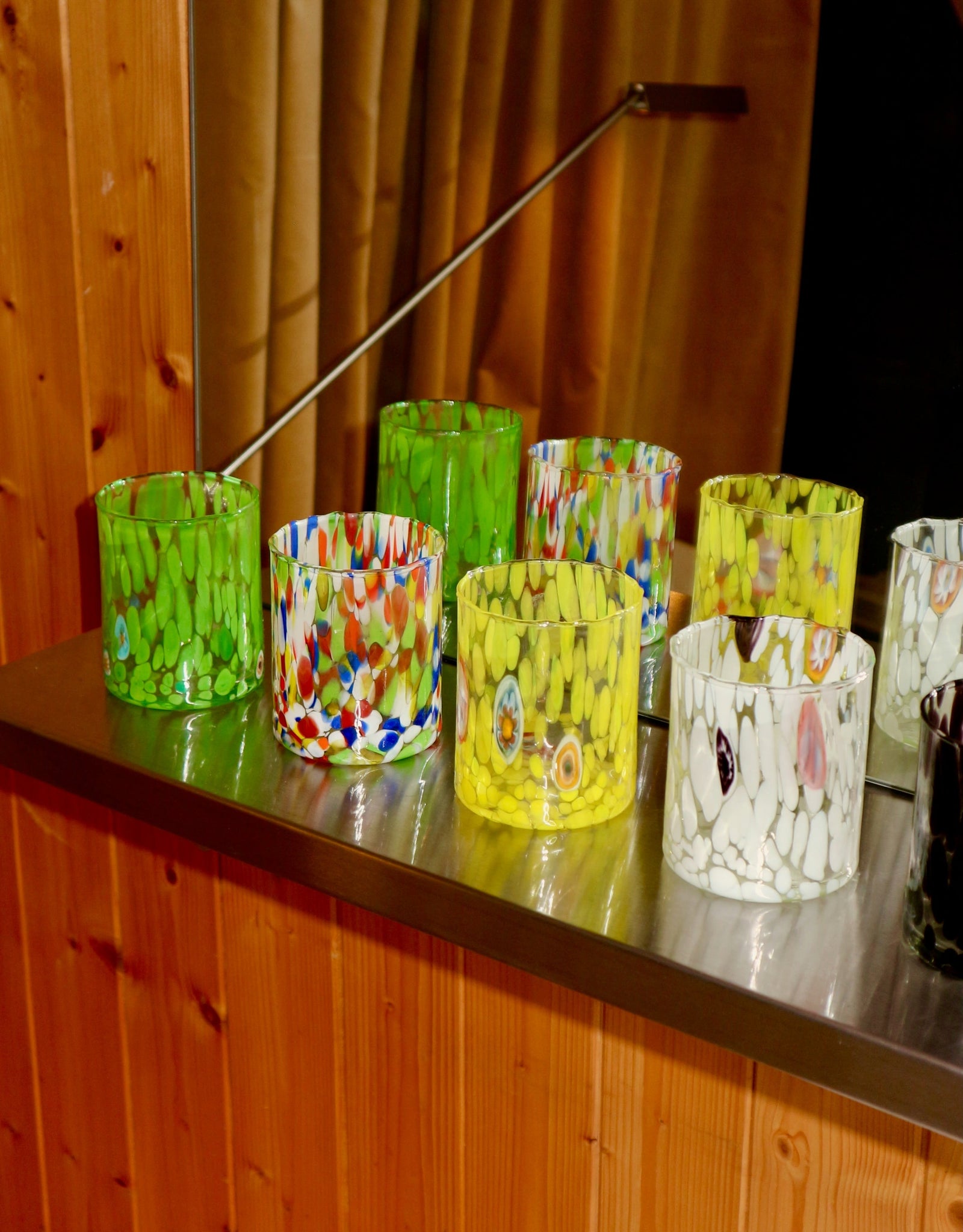 Murano Glass Tumbler, Multicolour