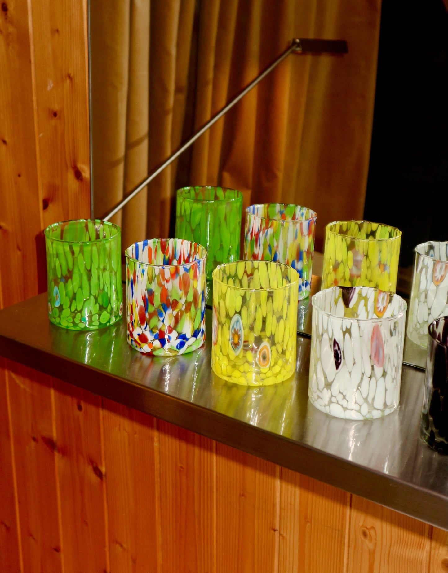 Murano Glass Tumbler, Multicolour
