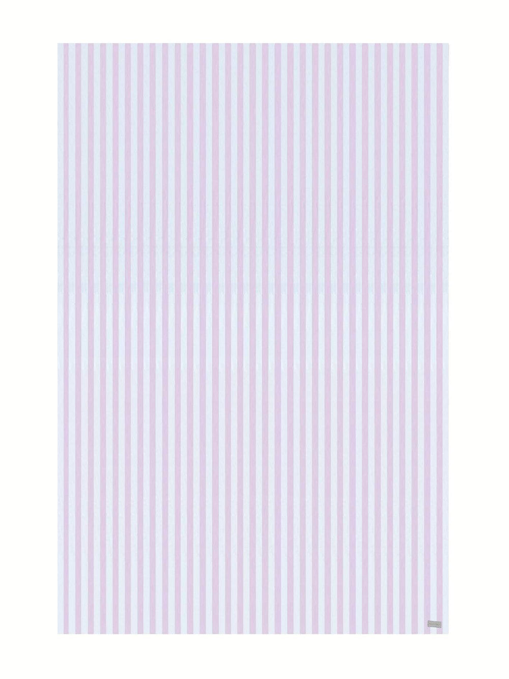 Pink and White Marshmallow Stripe Tablecloth