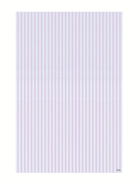 Pink and White Marshmallow Stripe Tablecloth