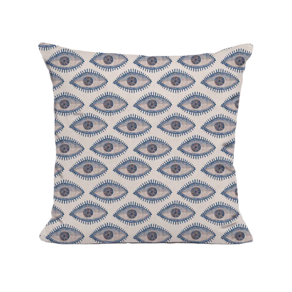 Mati Cushion-Blue Beige