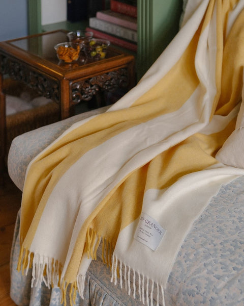 The Keats Merino Lambswool Throw