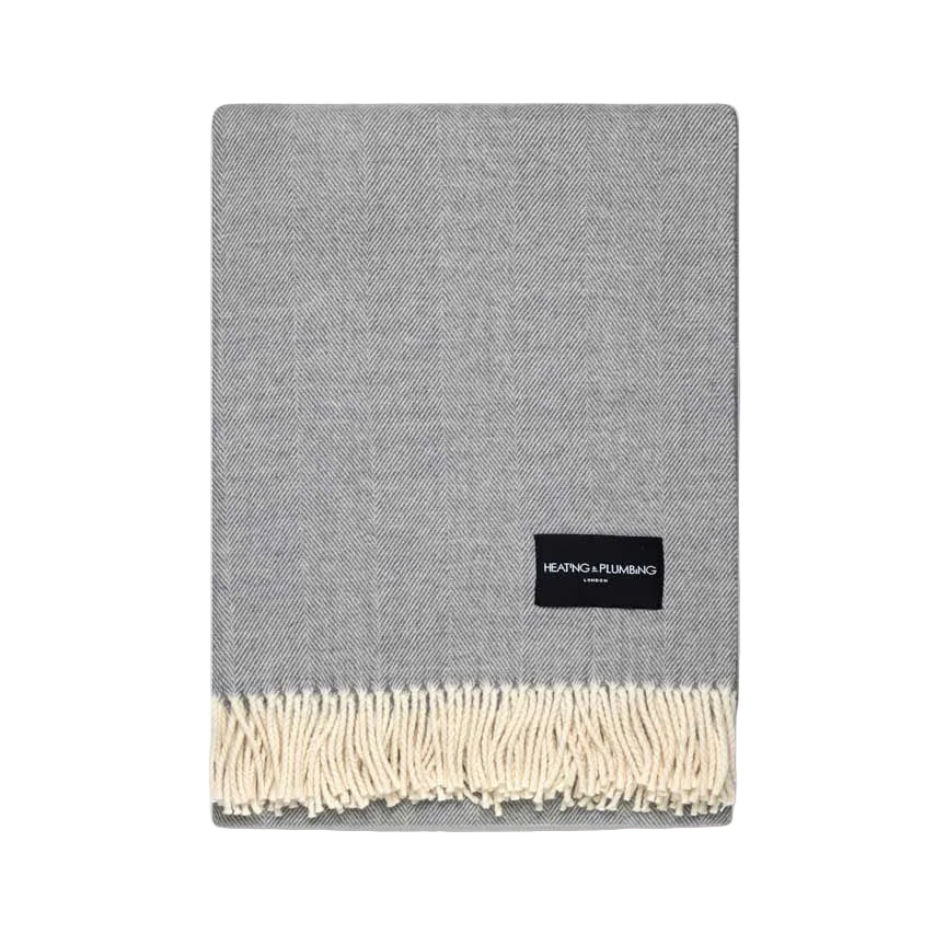 Daydreams - Merino Lambswool Throw - Soft Grey