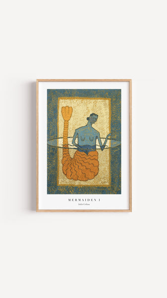 Mermaiden I – Mermaid Wall Art Print