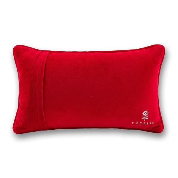 Merry Little Cocktail Needlepoint Pillow