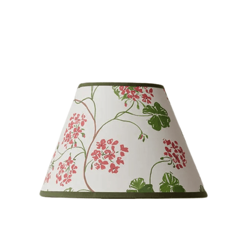 Geraniums, Paper Lampshade, Empire
