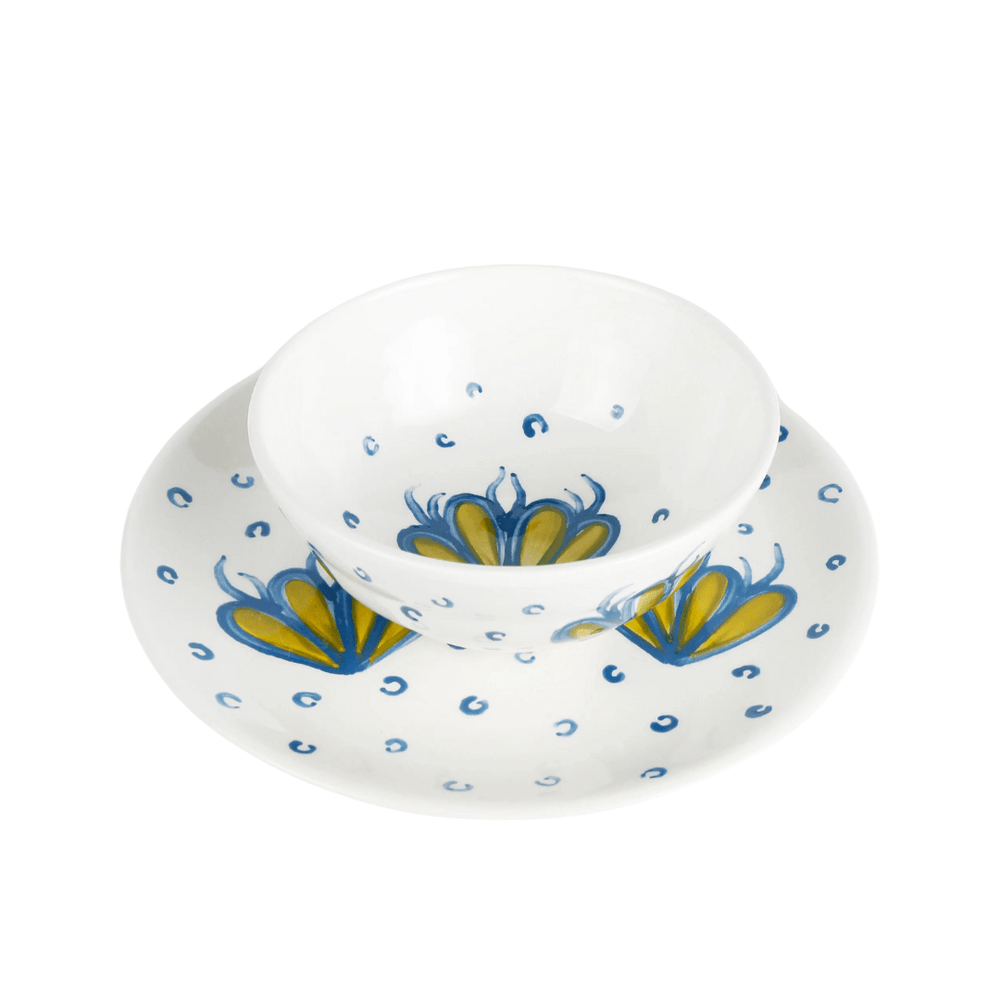 Blue Corals & Bubbles Bowl
