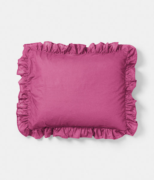 Frill Pillow Case Pitaya