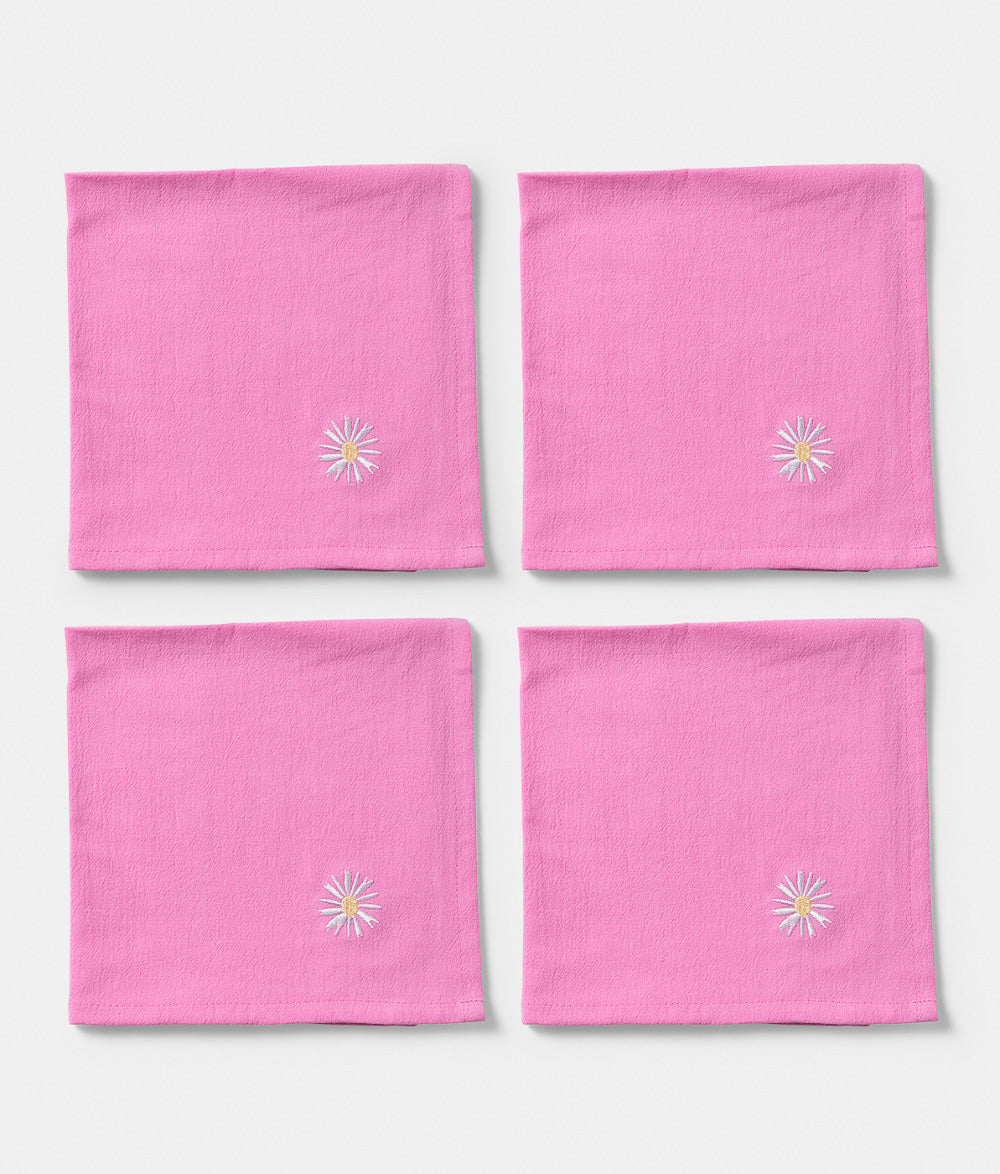 Napkin 4 pcs Pink Daisy