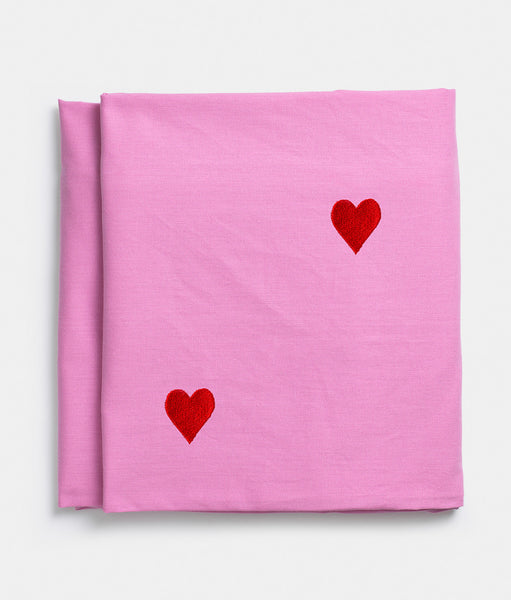 Tablecloth Pink Hearts