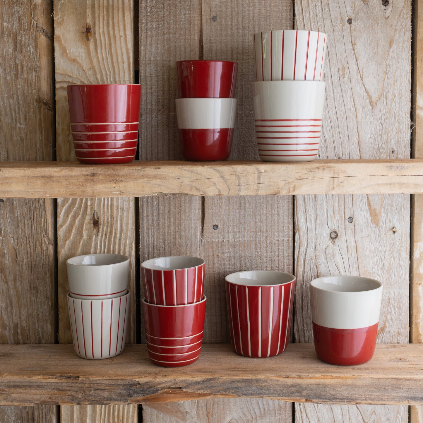 Rue Beaker - Earth Red - Small (Set of 2)
