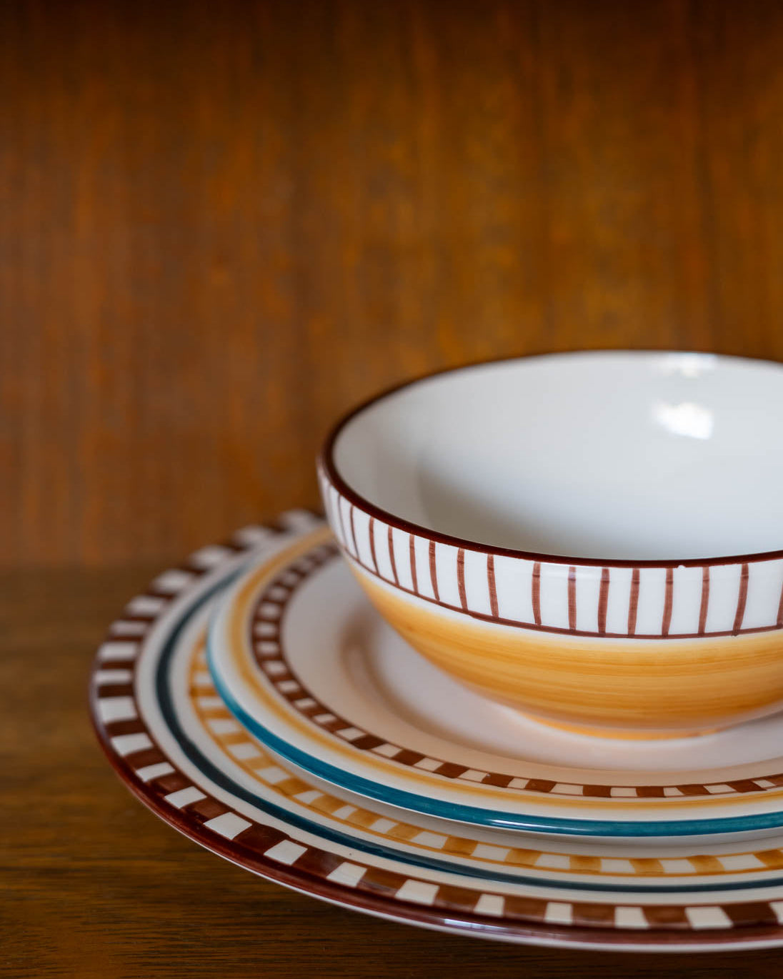 Greta Hand Painted Cereal Bowl - Set of 2