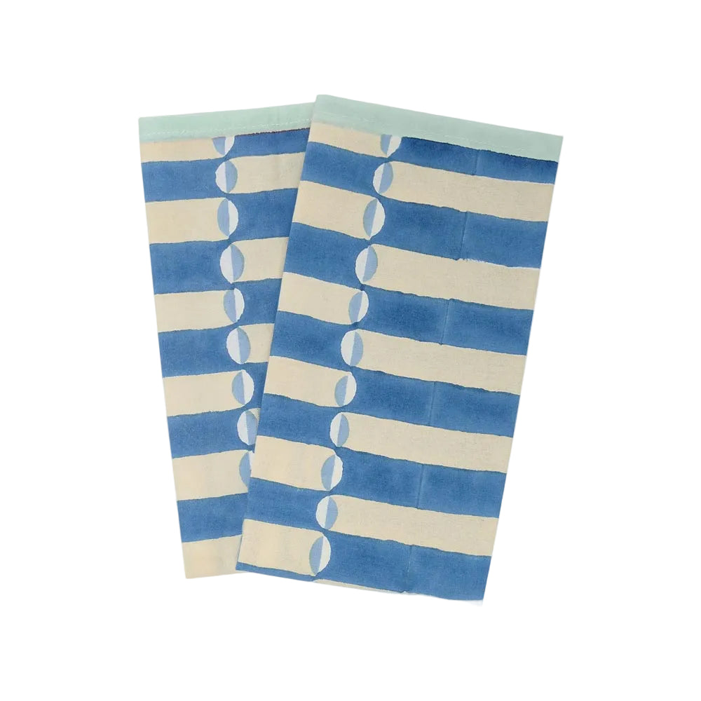 Napkin Luna Chintz Blue Turquoise