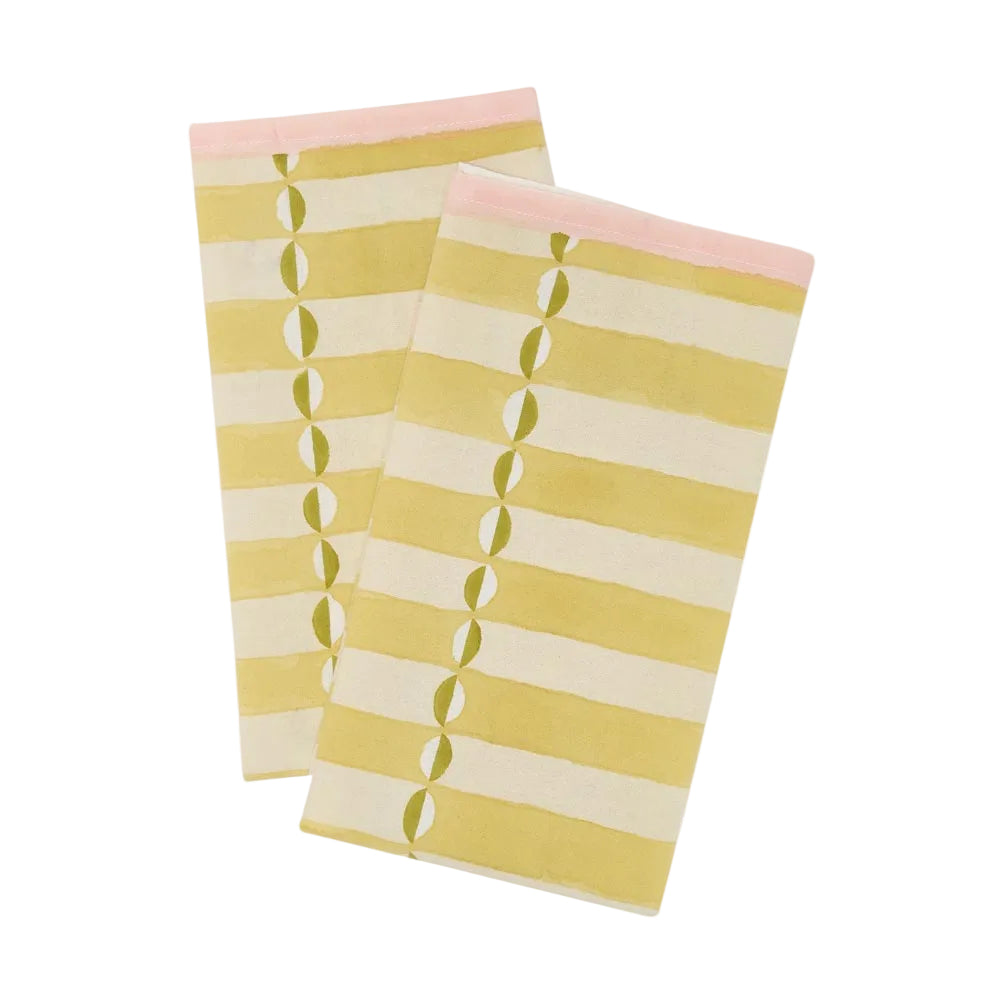 Napkin Luna Yellow Pink