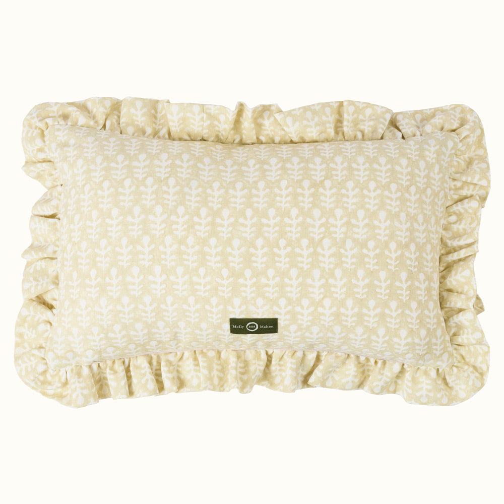 Cushion Frill Bagru Clay